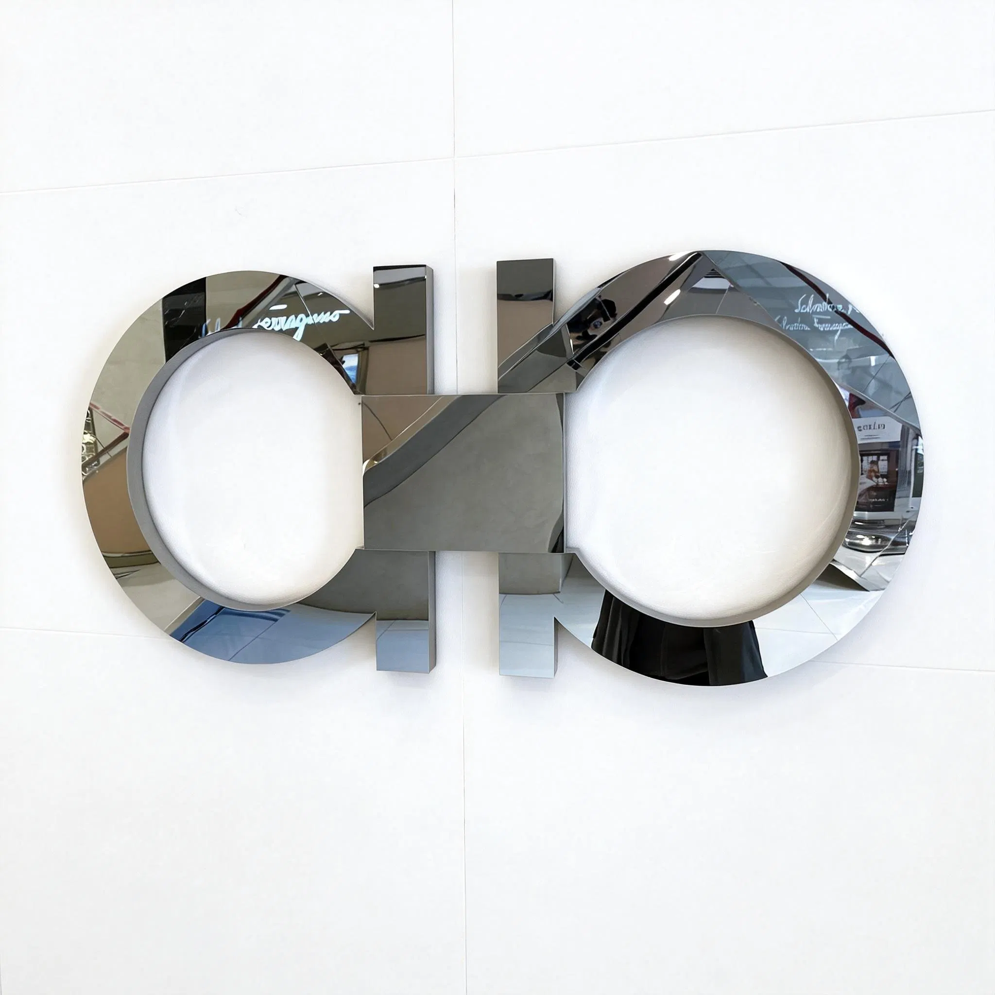 Customized Size Stainless Steel Channel Letter Sign for Wall Mounting Installation