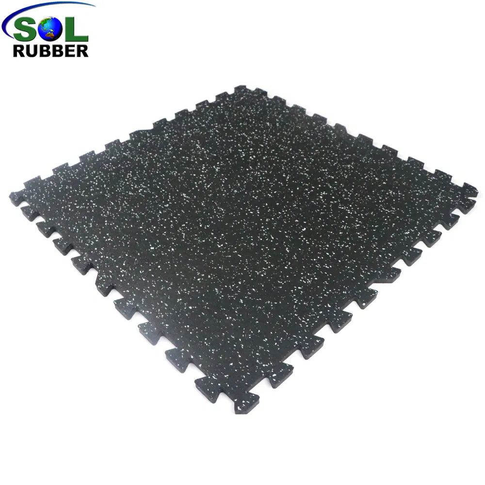 Sol Rubber Non-Toxic Rubber Top EVA Puzzle Tiles Gym Flooring