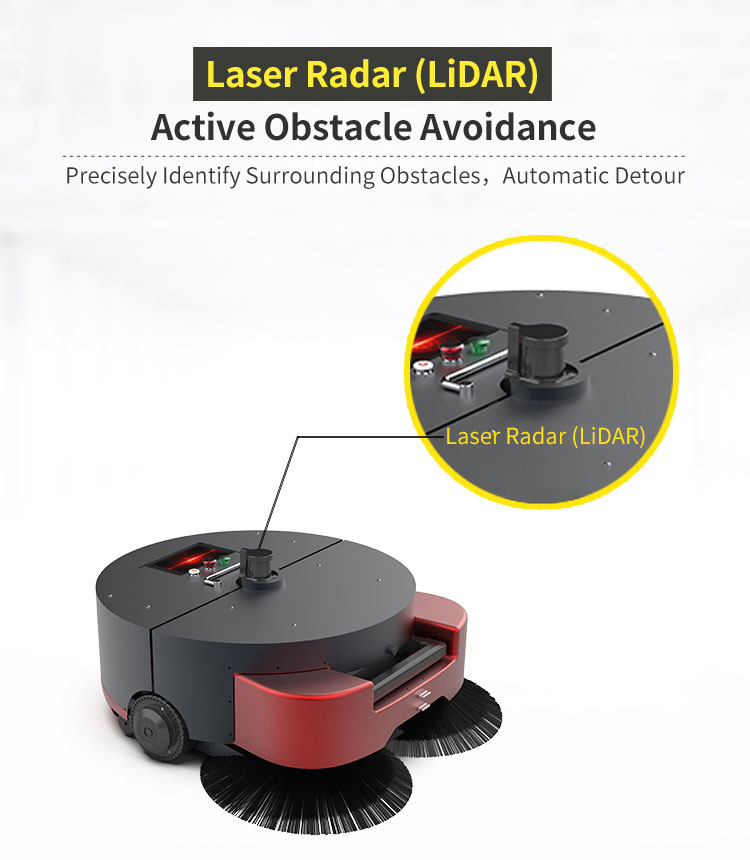 Advanced Lidar Navigation Robot for Efficient Commercial Sweeping