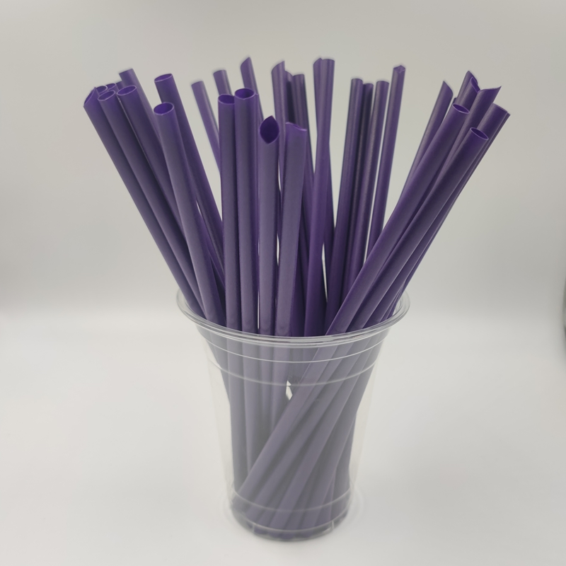 Custom Biodegradable Sugarcane Straws Bagasse Drinking Straw 100% Natural Material Disposable Sugarcane Straws with PLA