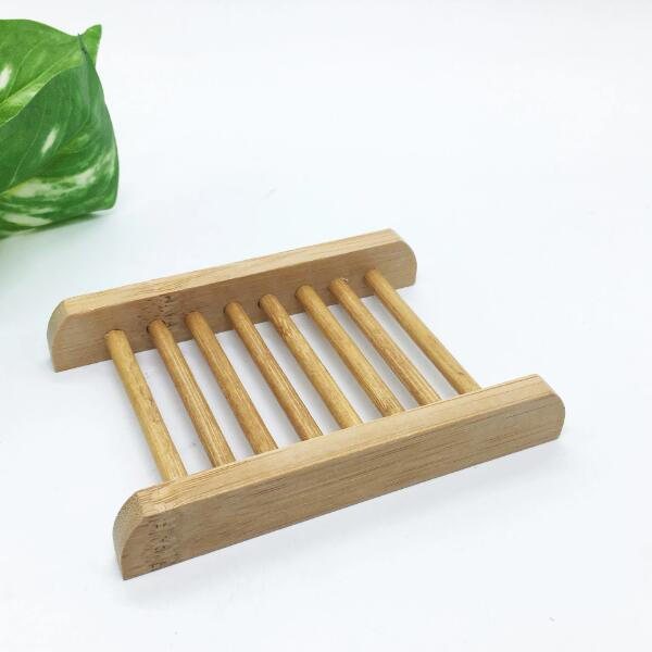 Мыльница деревянная бамбуковая с новым дизайном