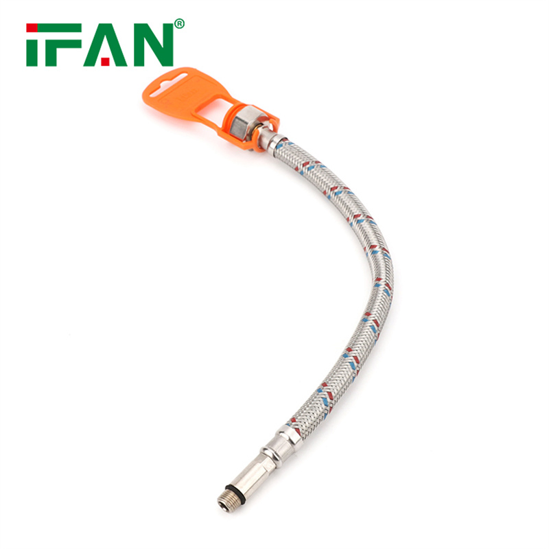 Ifan Long-Lasting Customizable Kitchen Faucet Hose Stainless Steel Braided