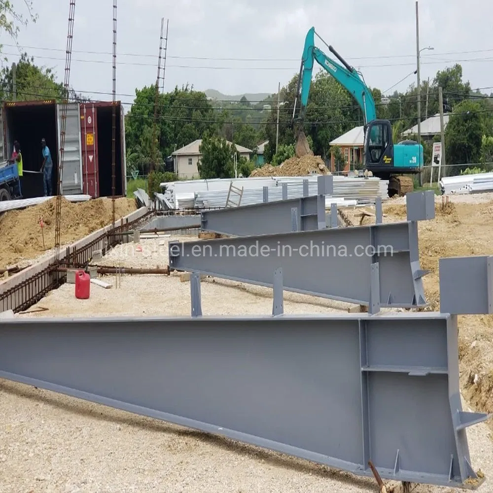 Caribbean Cyclone Resistance Steel Structure Storage Shed Prefab Workshop Building