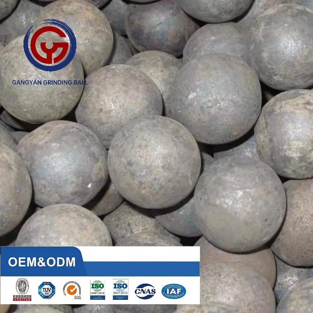 High Hardness B2 and 65mn Mateial Forged and Hot Rolling Grinding Ball From China