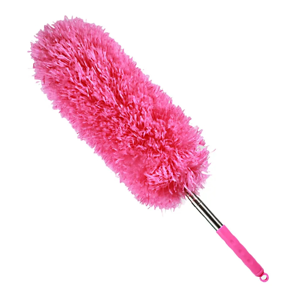 Household Stretch Microfiber Function Fiber Fluffy Extendable Feather Duster