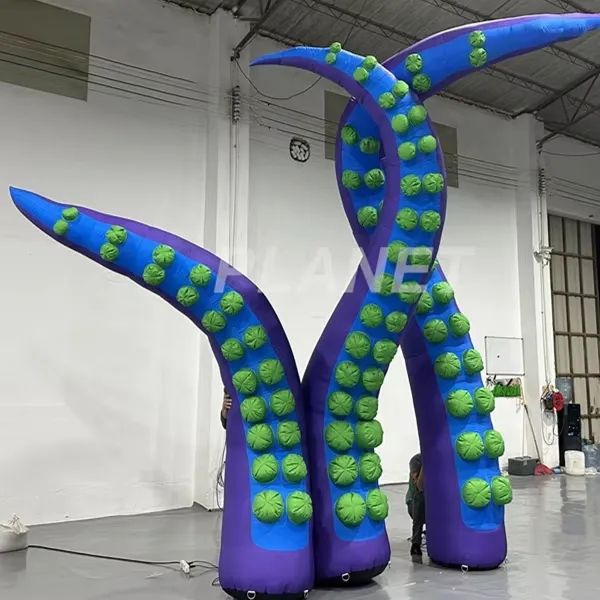 Festival Party Show Giant Inflatable Sea Inflatable Tentacles for Building Decoration