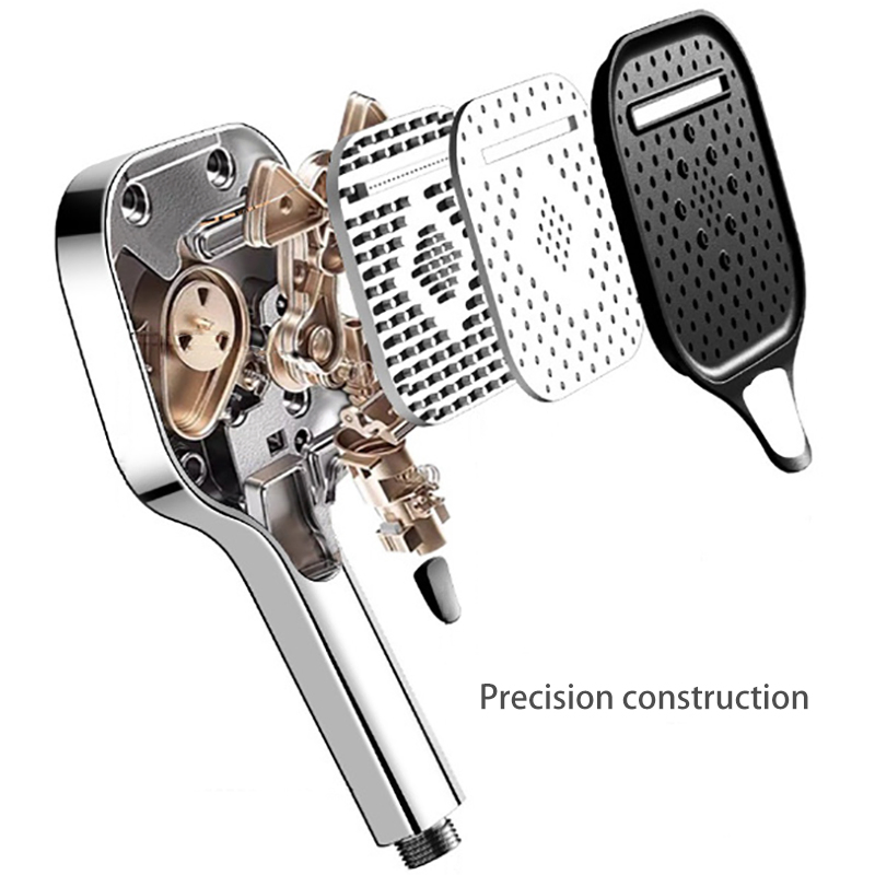 Дождевая лейка для душа с 3 режимами, черная