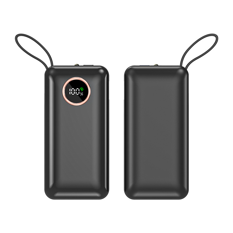 Повербанк 10000 мАч с LED-дисплеем и USB/Type-C