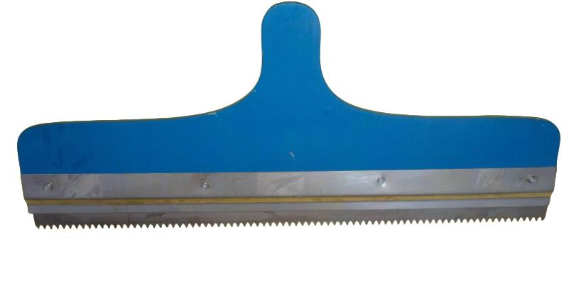 Heavy Duty Edge Rake Squeegee for Cement Self Levelling V=3mm