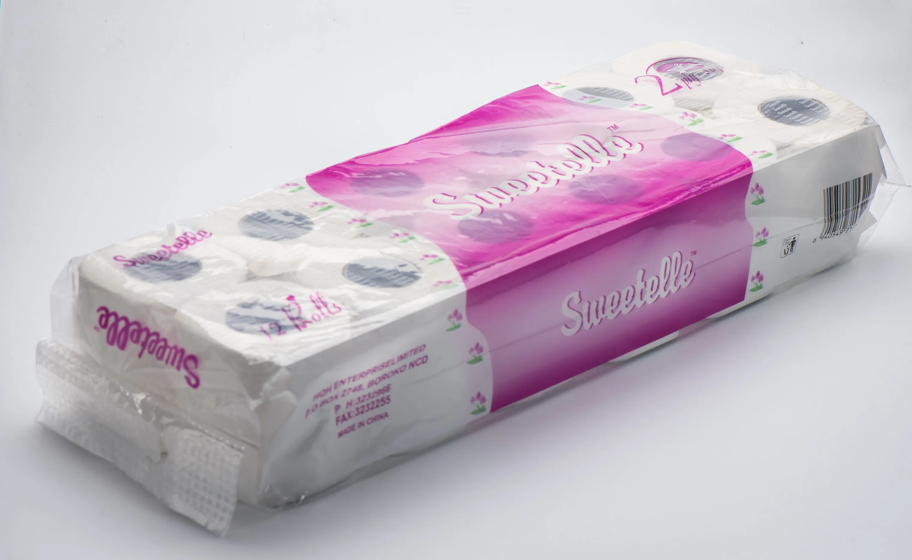 Soft White Virgin Pulp Bathroom Tissue
