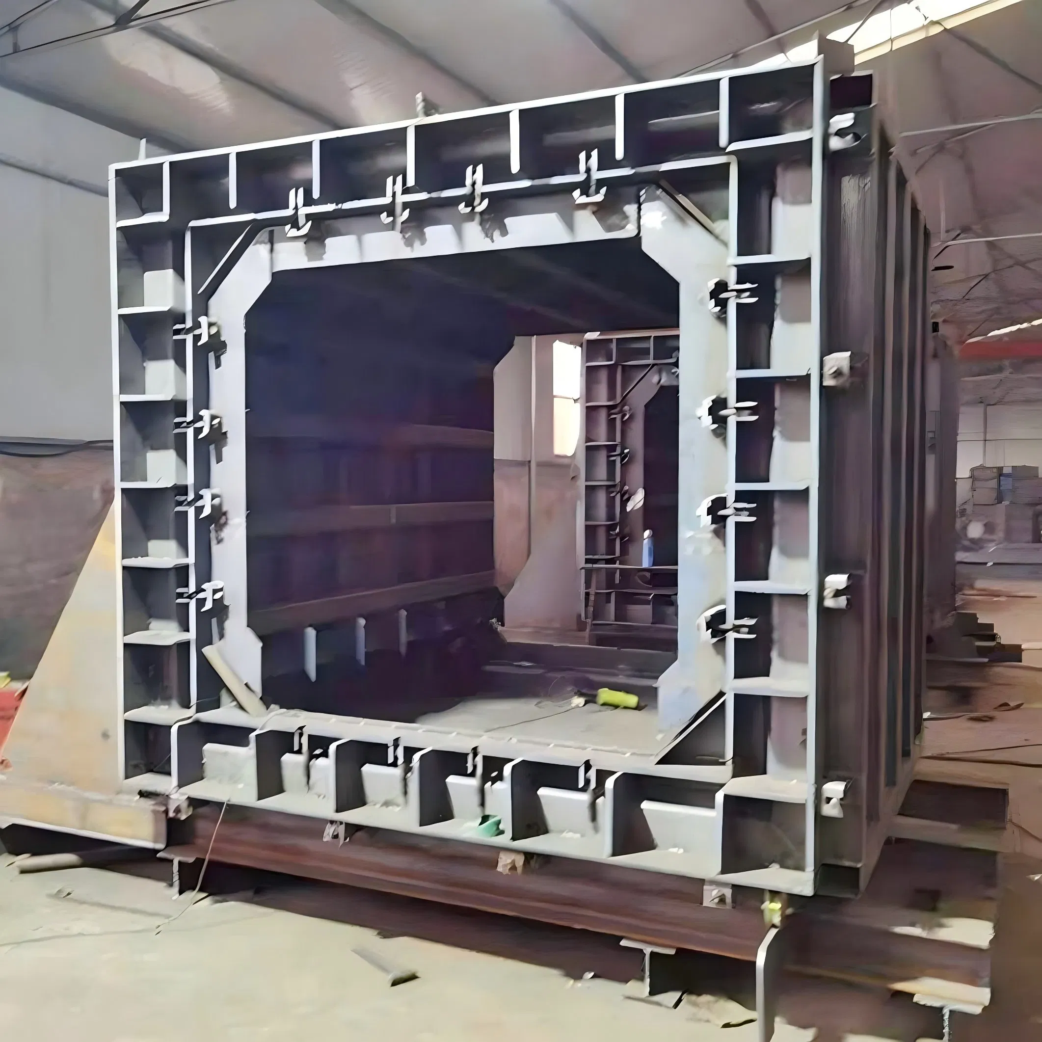 Durable Rectangular Steel Formwork Concrete Box Culvert Mould High Quality Moulds