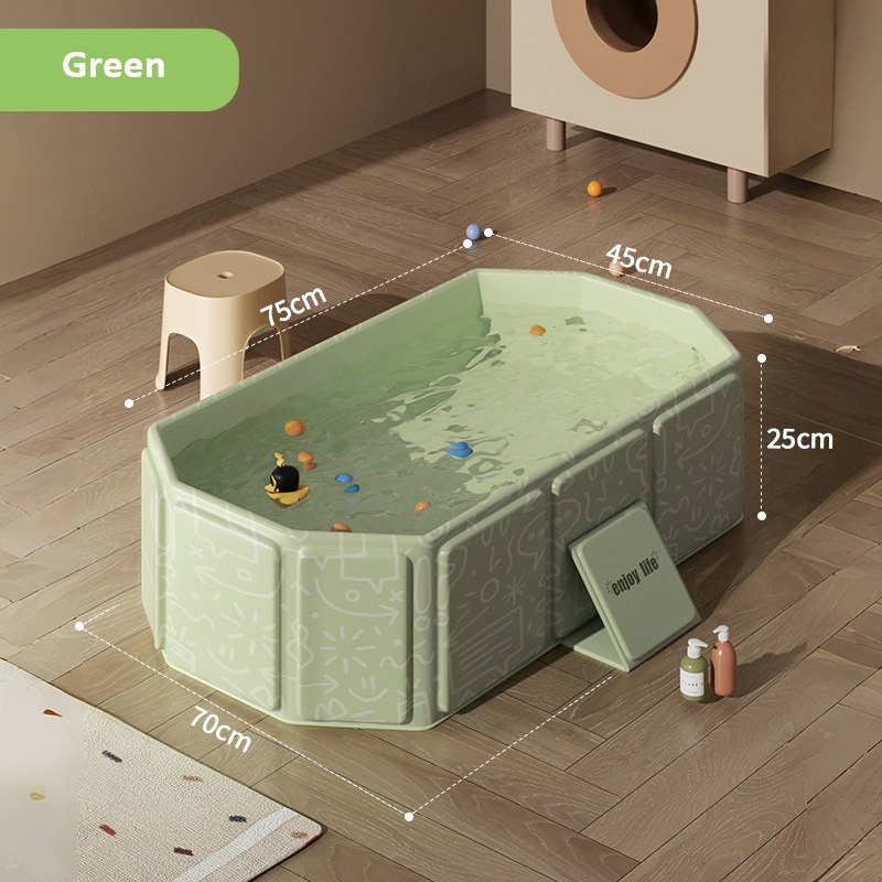 Складная детская ванночка с игрушками, большая