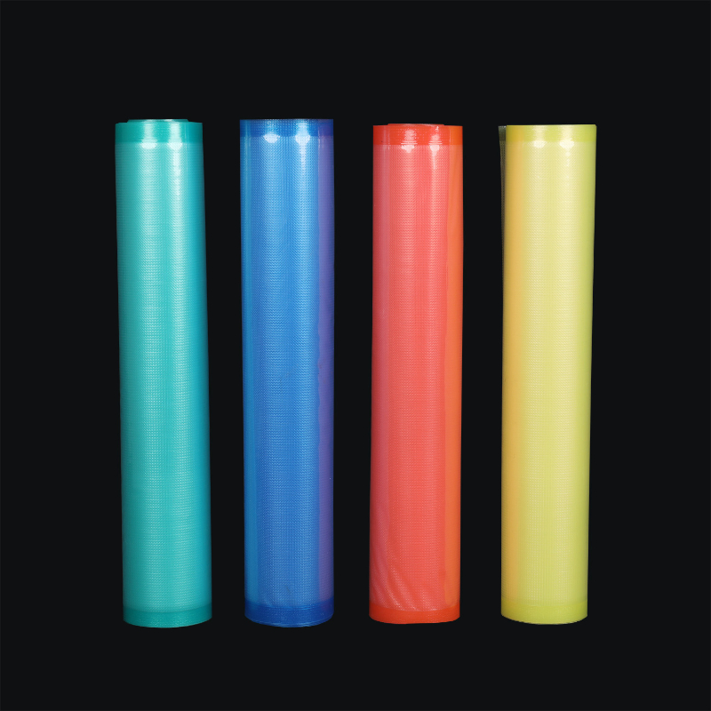 Colored Vacuum Sealer Rolls 28X500cm Food Packaging Bags