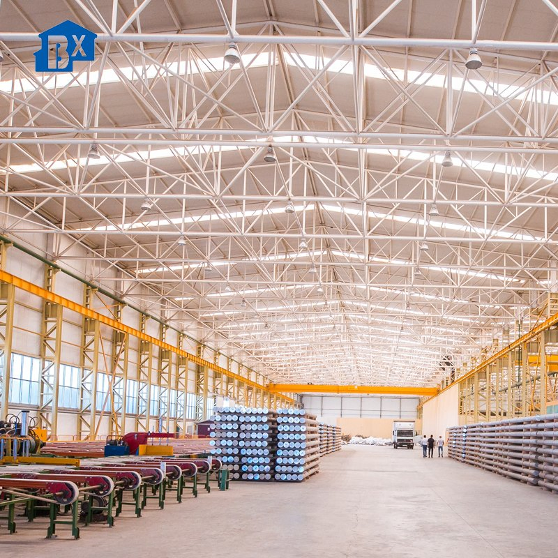 Durable Steel Frame Warehouse: Ideal Space for Plant Workshops Custom Steel Frame Workshop: Perfect for Plants and Garden Equipment
