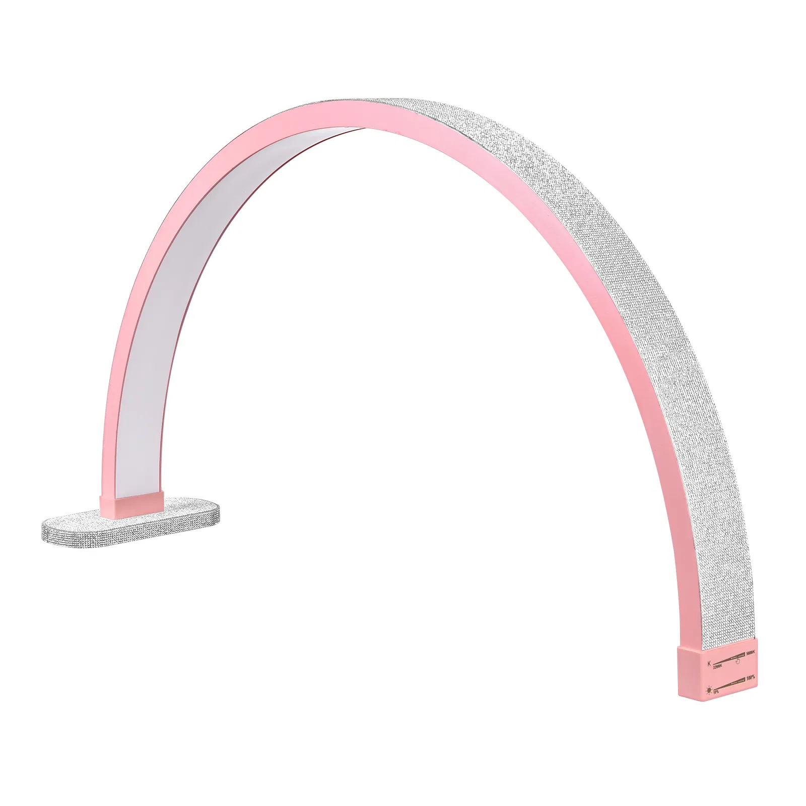 LED Half Moon Light Table Lamp Desktops UV Nail Lamp for Nails