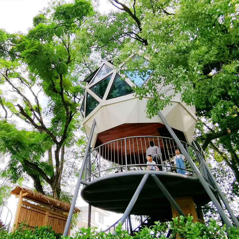 Glamping Luxury Dome Tiny House Prefabricated Houses Outdoor Dome Tent House