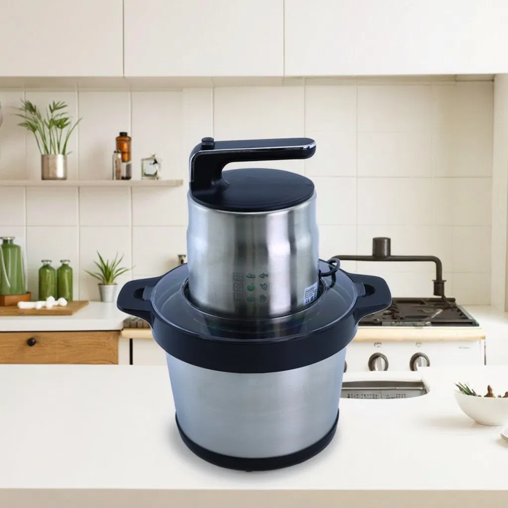 Electric Stainless Steel Food Processor for Household Use Meat Grinder & Vegetable Chopper