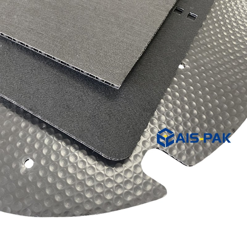 Eco-Friendly Corrugated PP Honeycomb Board Triplex Layer Bubble Panel Sheet for Van Floor Liner