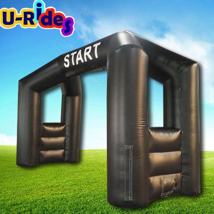 Stylish Inflatable Black Color Arch Perfect for Outdoor Events and Parties
