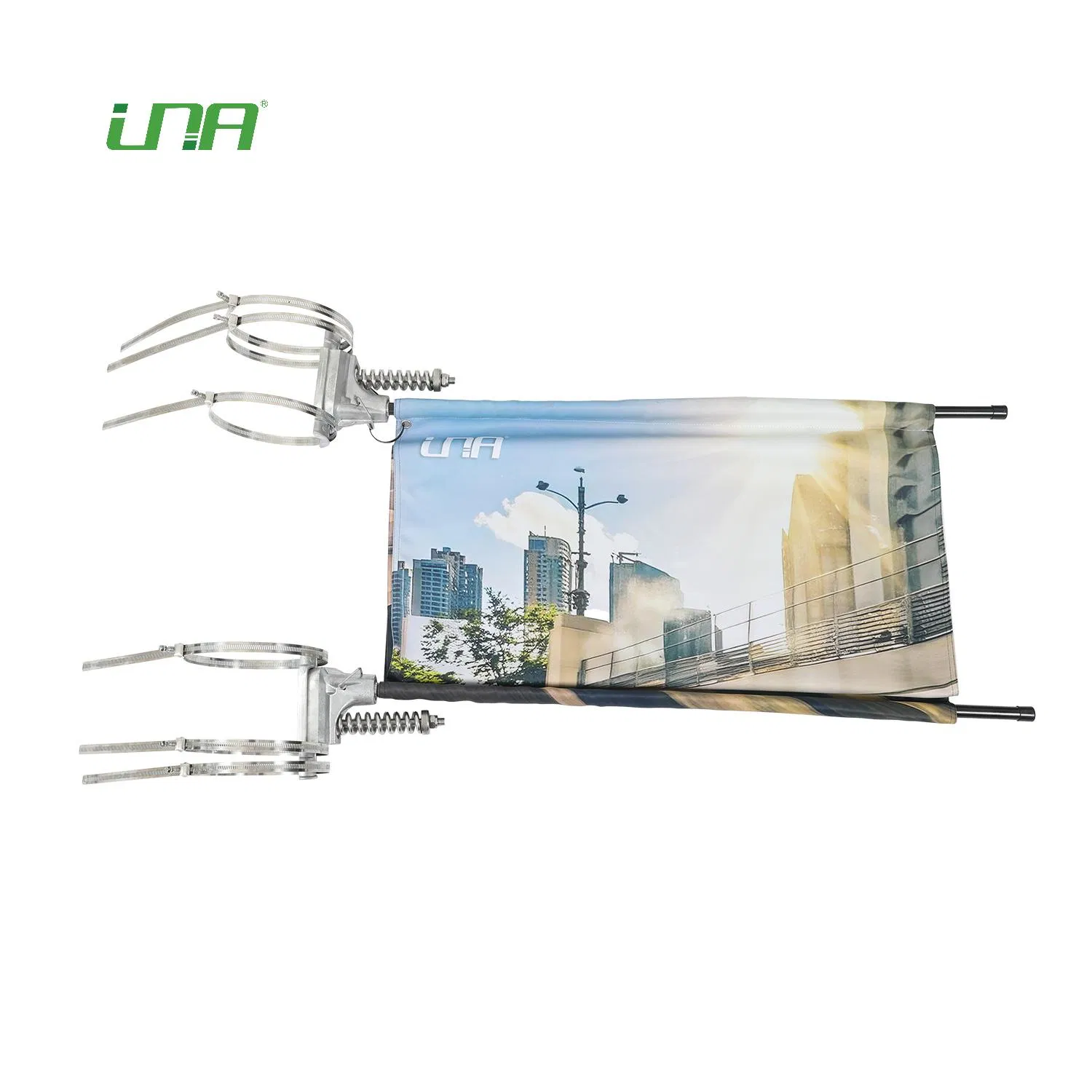 City Road Pillar Street Aluminum Cast Banner Bracket for Advertising