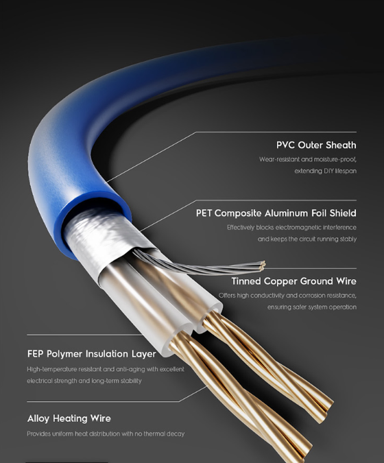 Highly Efficient Insulation Electric Heating Seat for Floor Heating Systems