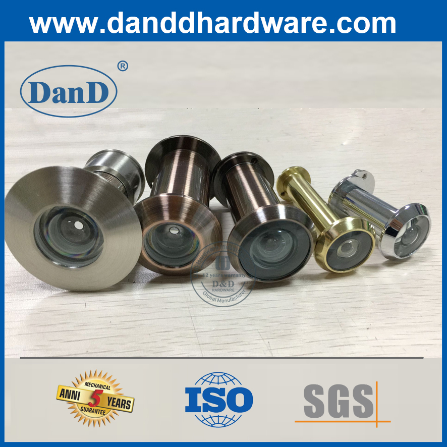 200 Degree Polish Chrome Plated Door Viewer for External Door