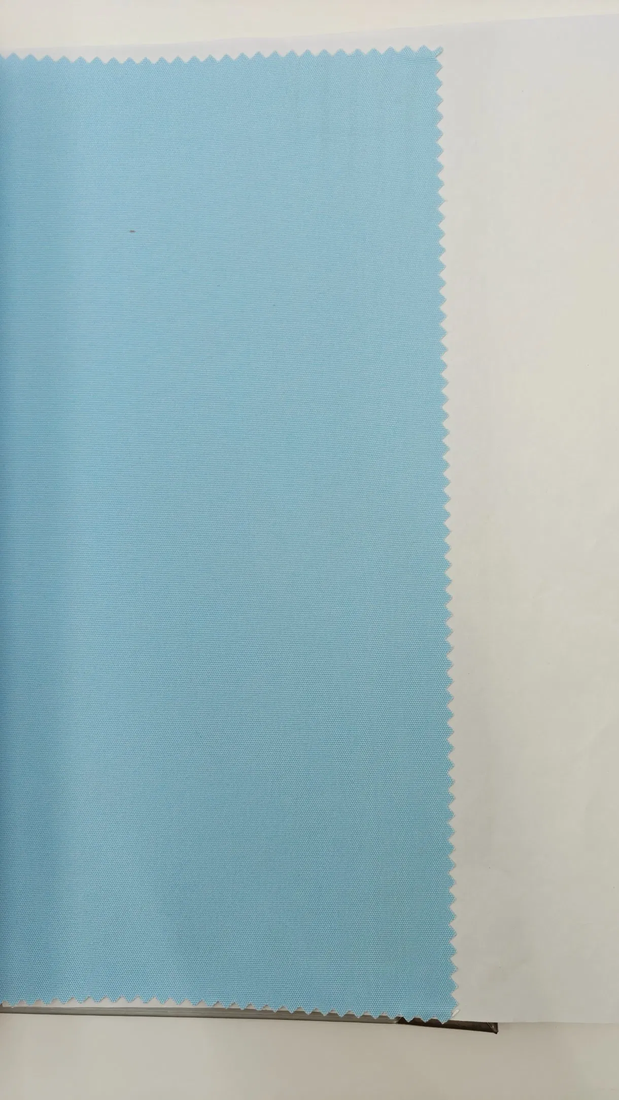 Premium Sky Blue Foam Coated Roller Blind Fabric for Windows