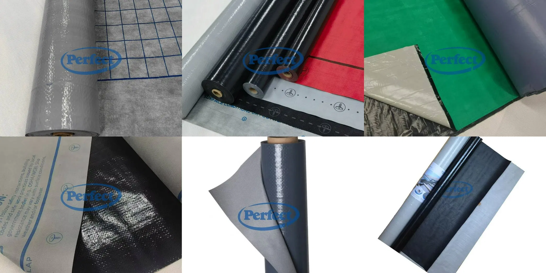 Waterproofing Roofing Materials UV Resistant Synthetic Underlayment Logo Printed Roofing Underlay