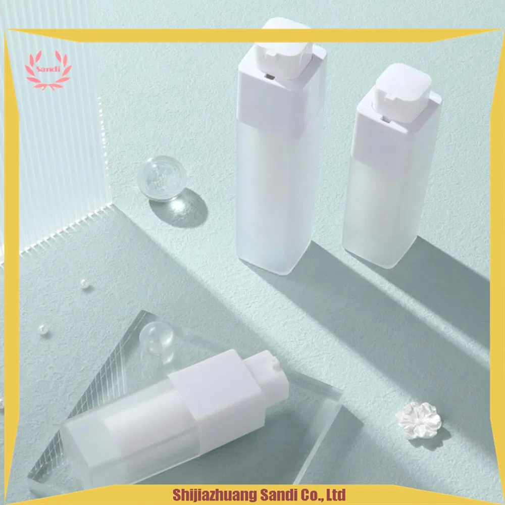 15ml 30ml 50ml Empty Liquid Cosmetic Airless Twist up Pump Bottle Twist Lock Bottle with Pump