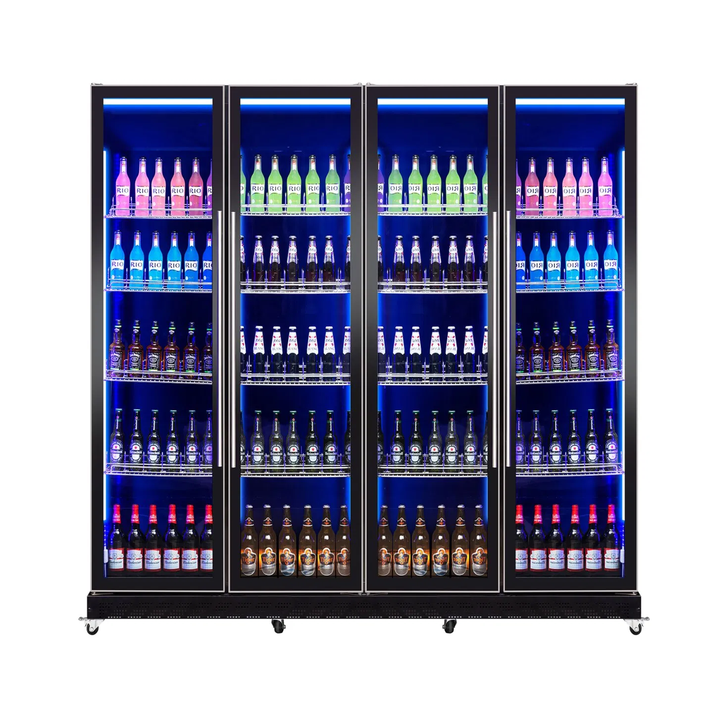 Commercial Countertop Wine & Beverage Chiller Good Price Glass Door Refrigerator for Display