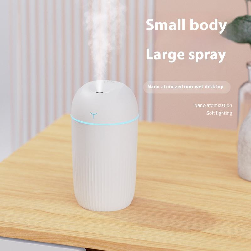 420 Ml Mini Ultrasonic Air Humidifier Home Desktop USB Night Light