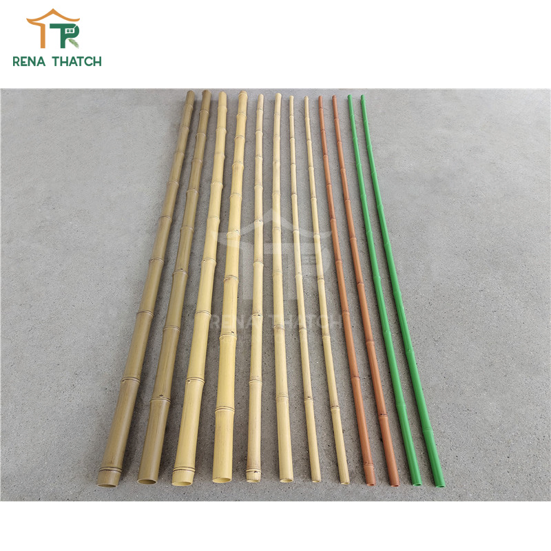1~5m Long Synthetic Bamboo Pole Plastic Bamboo Stick Stake Canes Artificial Bamboo Cladding