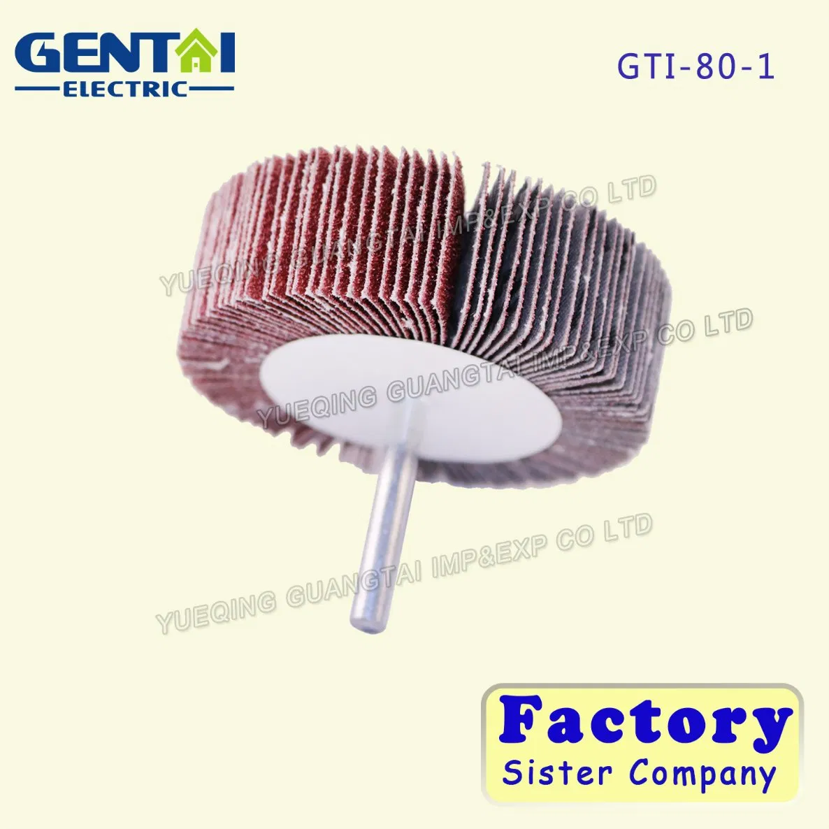 Лепестковый круг 80x25 мм, зерно 60, с валом для металла