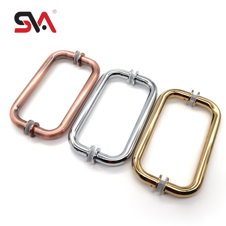 Durable Luxury Style Engineering Project Decoration with Glass Door Handles