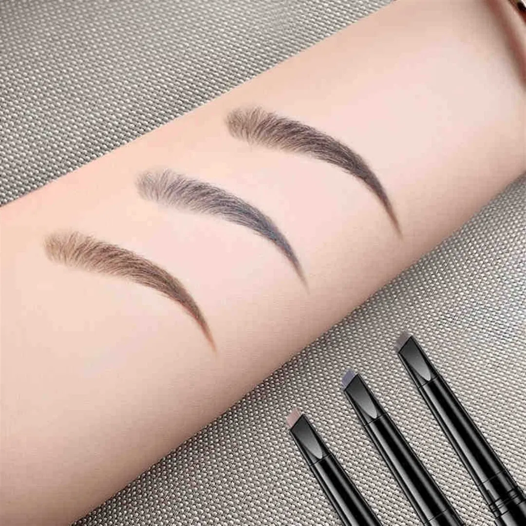 Magnetic Cap Twist Lock Eyebrow Pencil for Travel and Portable Use