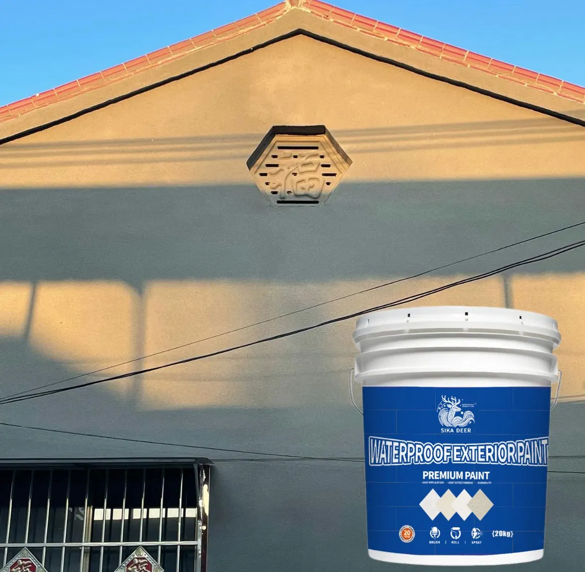 Eco-Friendly Exterior Waterproof Coating Waterproof Exterior Paint
