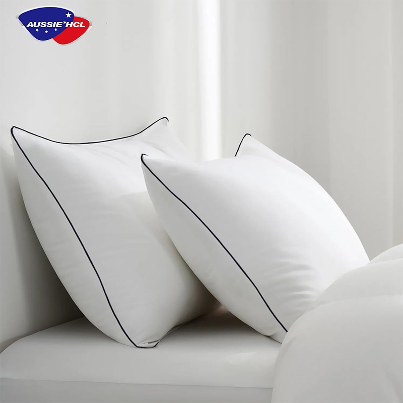 3D Polyester Soft Fiber Microfiber Bed Soft Neck Pillow for Home Hotel