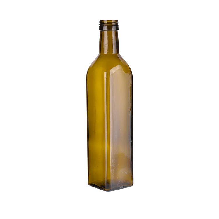 Wholesale Customization Dark Green Cooking Olive Oil Empty Glass Bottle