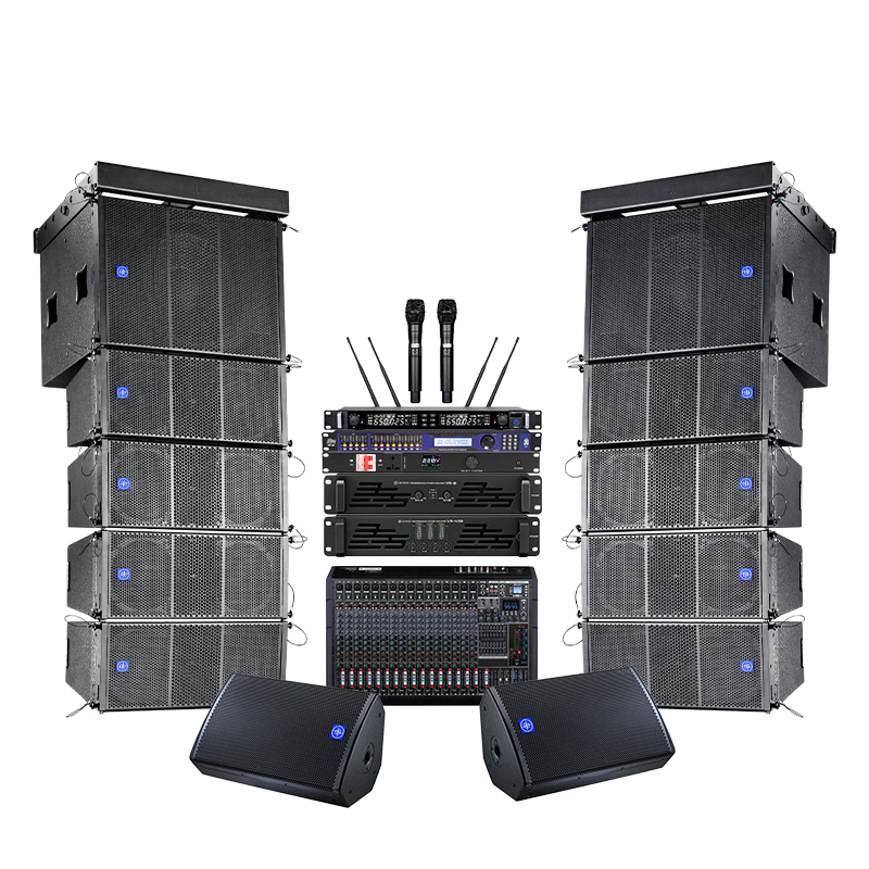 Chordio Tg-210p Professional Passive Church Line Array Loudspeaker Dual 10 Inch DJ Audio Sound System Speaker for Party