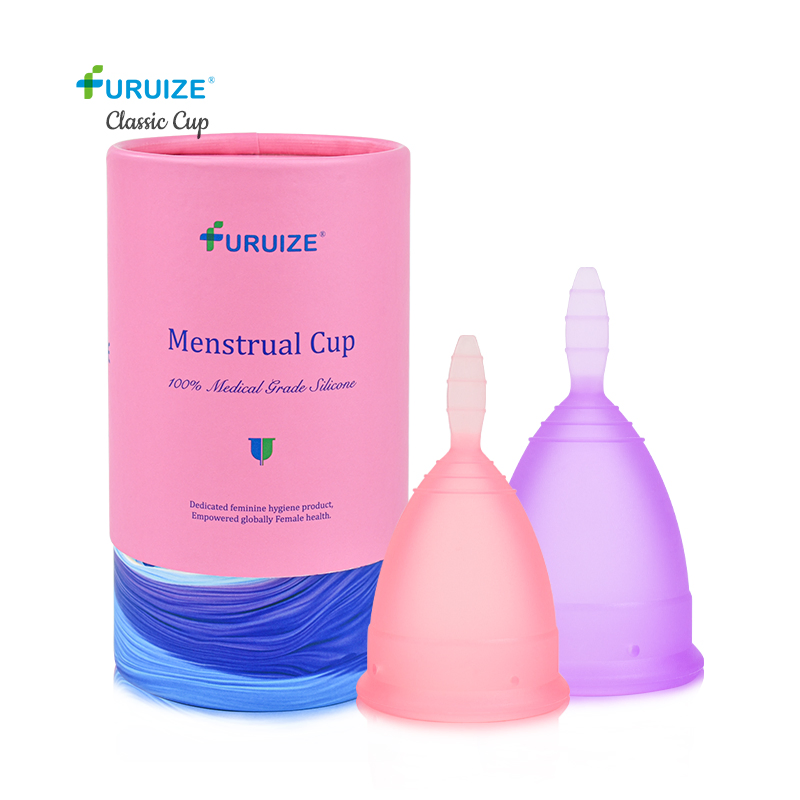 Manufacturers Custom Wholesale 100% Organic Silicone Menstrual Cup Women Period Medical Menstrual Cup