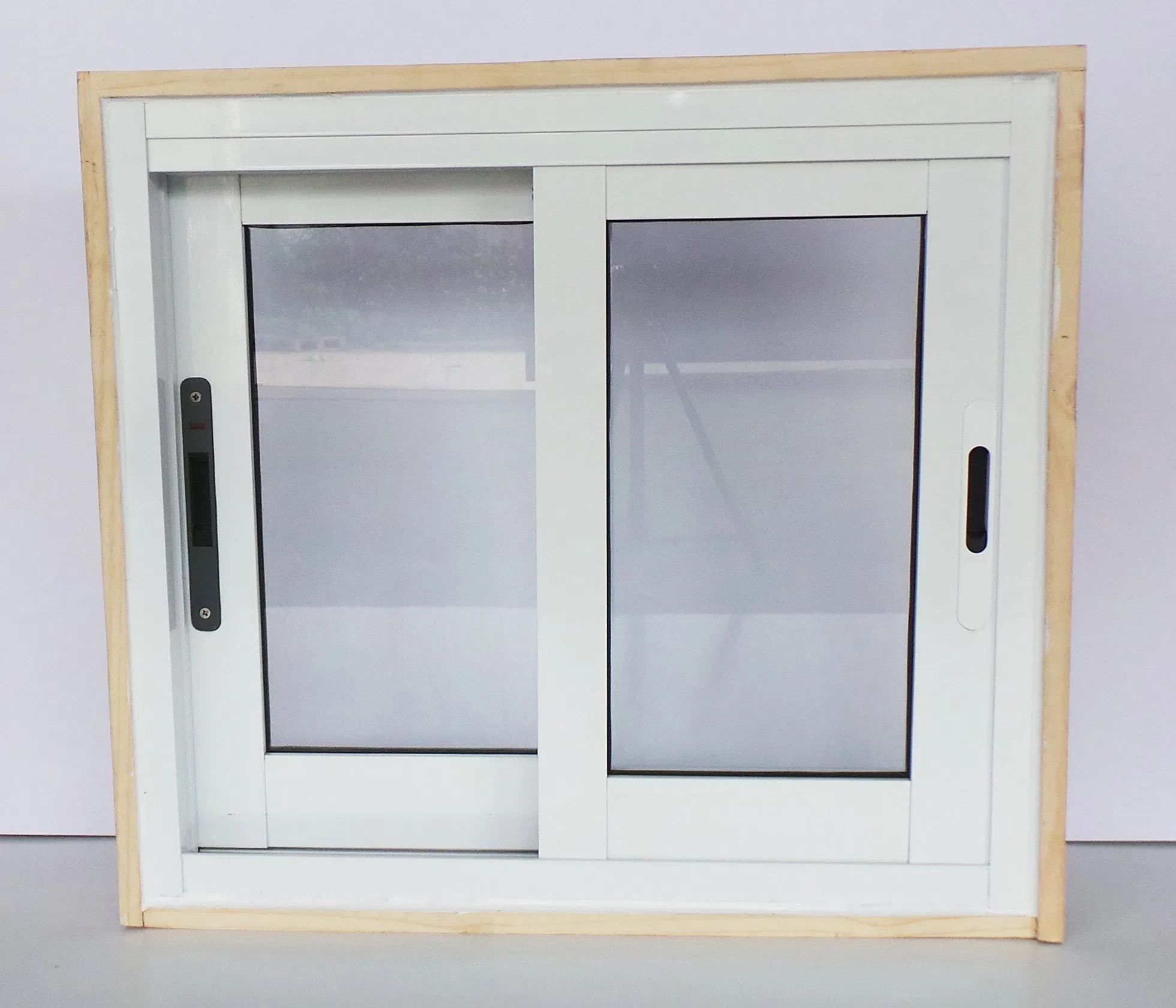Easy Installation Double Tempered Glass Aluminium Alloy Sliding Window
