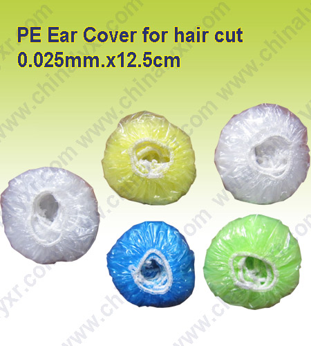 Ly Red Polyethylene Disposable Plastic Ear Cap