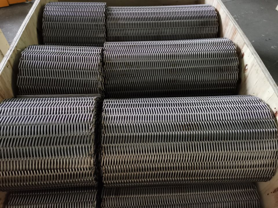 Furnace Conveyor Mesh Belt for Heat Treatment Industry, High Temperature