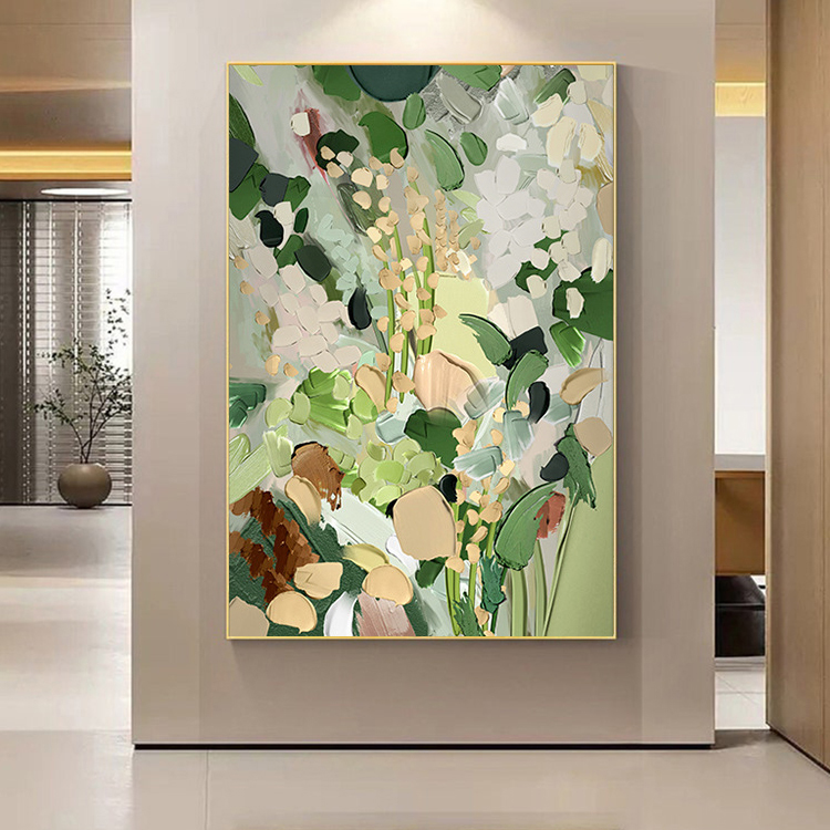 Картина 3D Цветочный сад декор интерьера