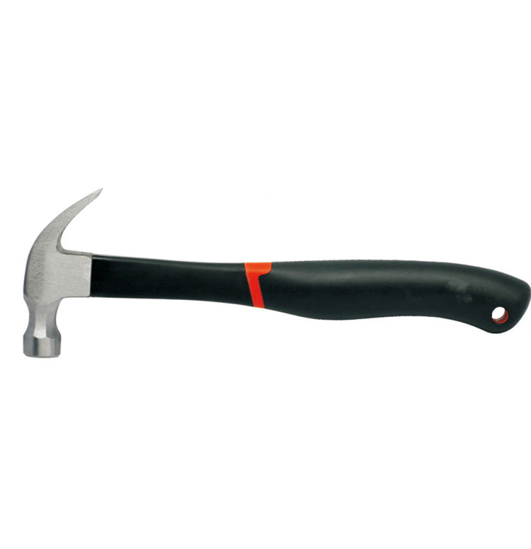 with TPR Comfortable Handle 16oz/450g One-Piece Forged Construction Claw Hammer