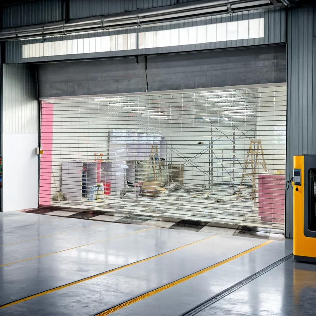 Durable PVC Rolling Shutter Door - Manual or Automatic Options