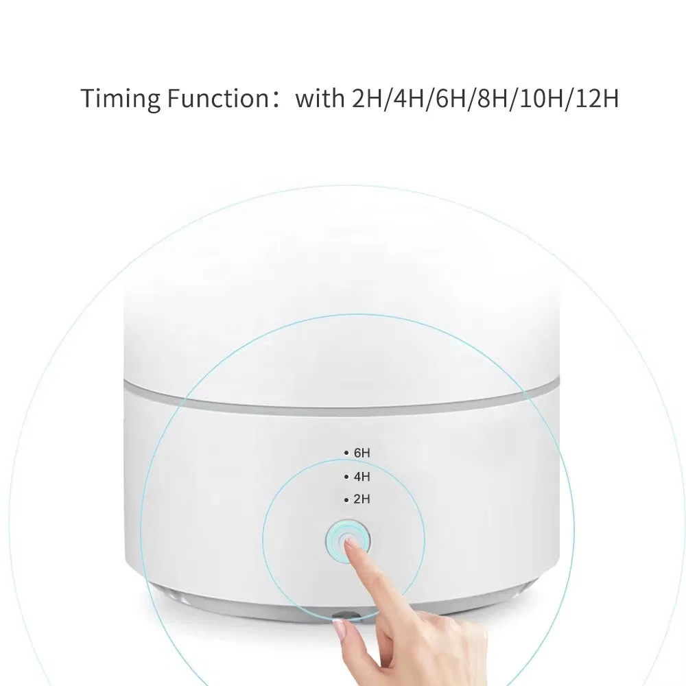 Portable 5L Aroma Diffuser Humidifier Mechanical Control Tabletop Cool Mist Ultrasonic Air Humidifier for Calm and Relaxation