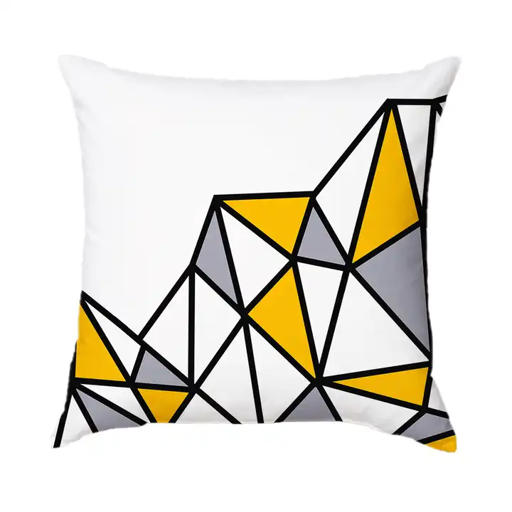 Xinlan Simple Pillow Case Custom Fashion Printed Pillow Cover High Quality Soft Cushion Cover Custom