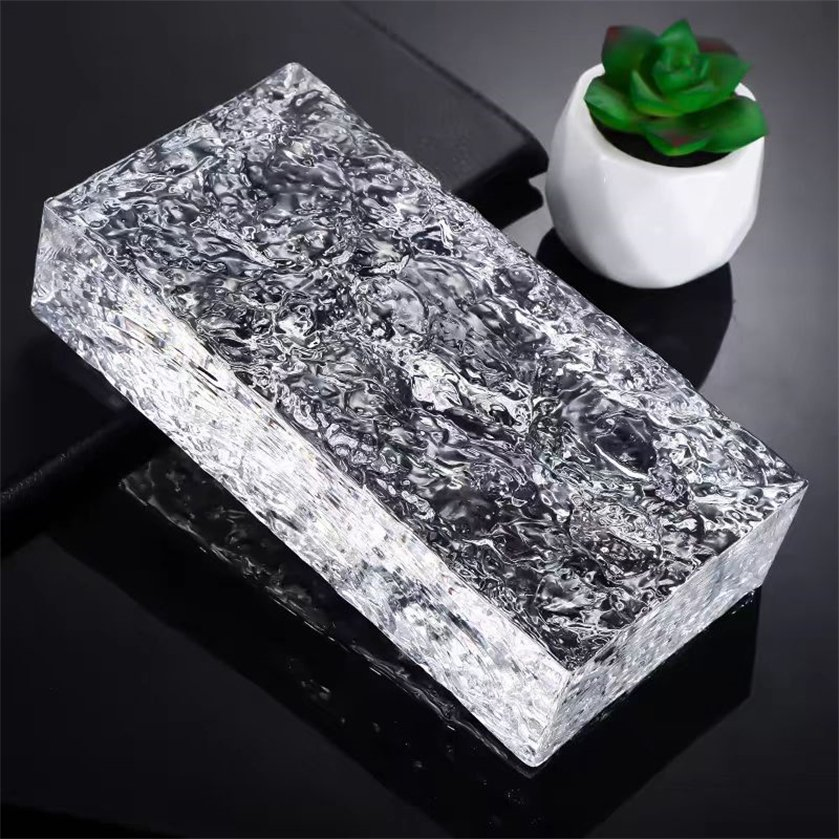 Different Color Art Design Glass Bricks for Building Indoor Wall Decoration Materials