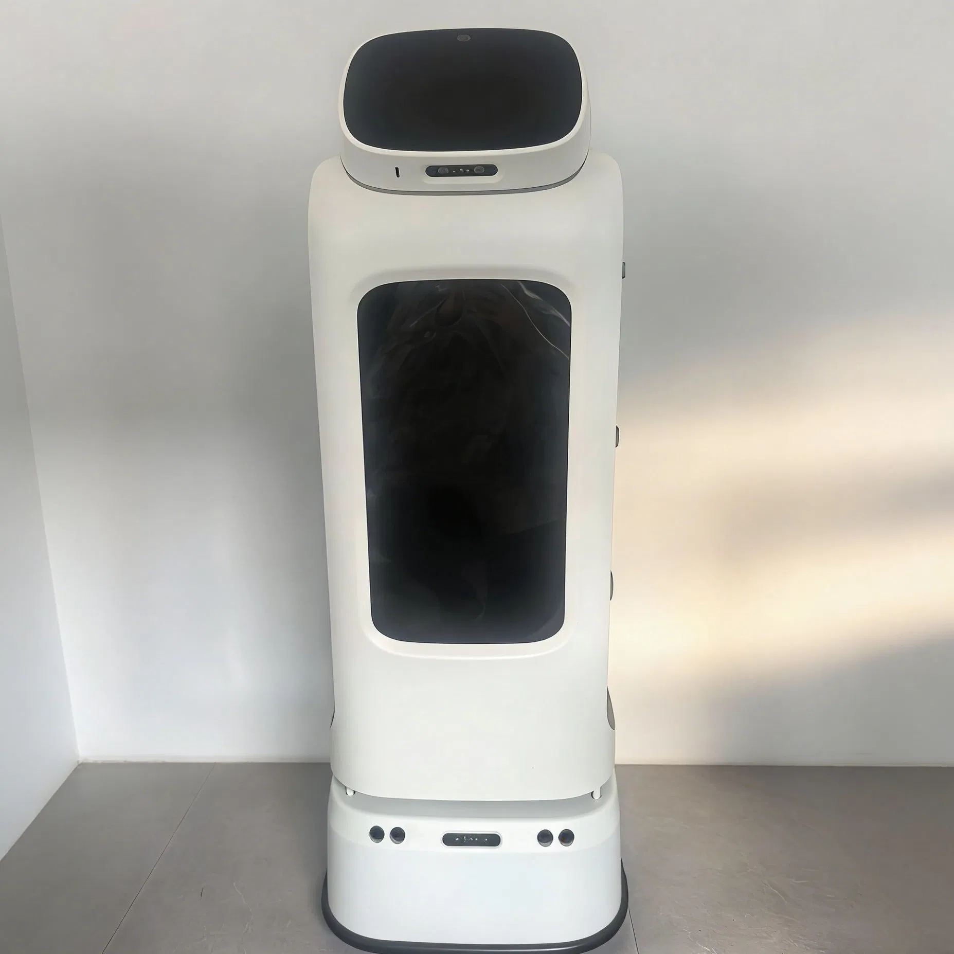 Highly Stable Cost-Effective Smart Low-Battery Warning Food Delivery Robot